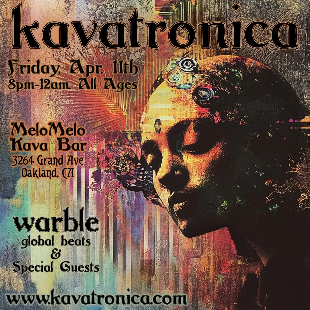 Flyer for Kavatronica at MeloMelo