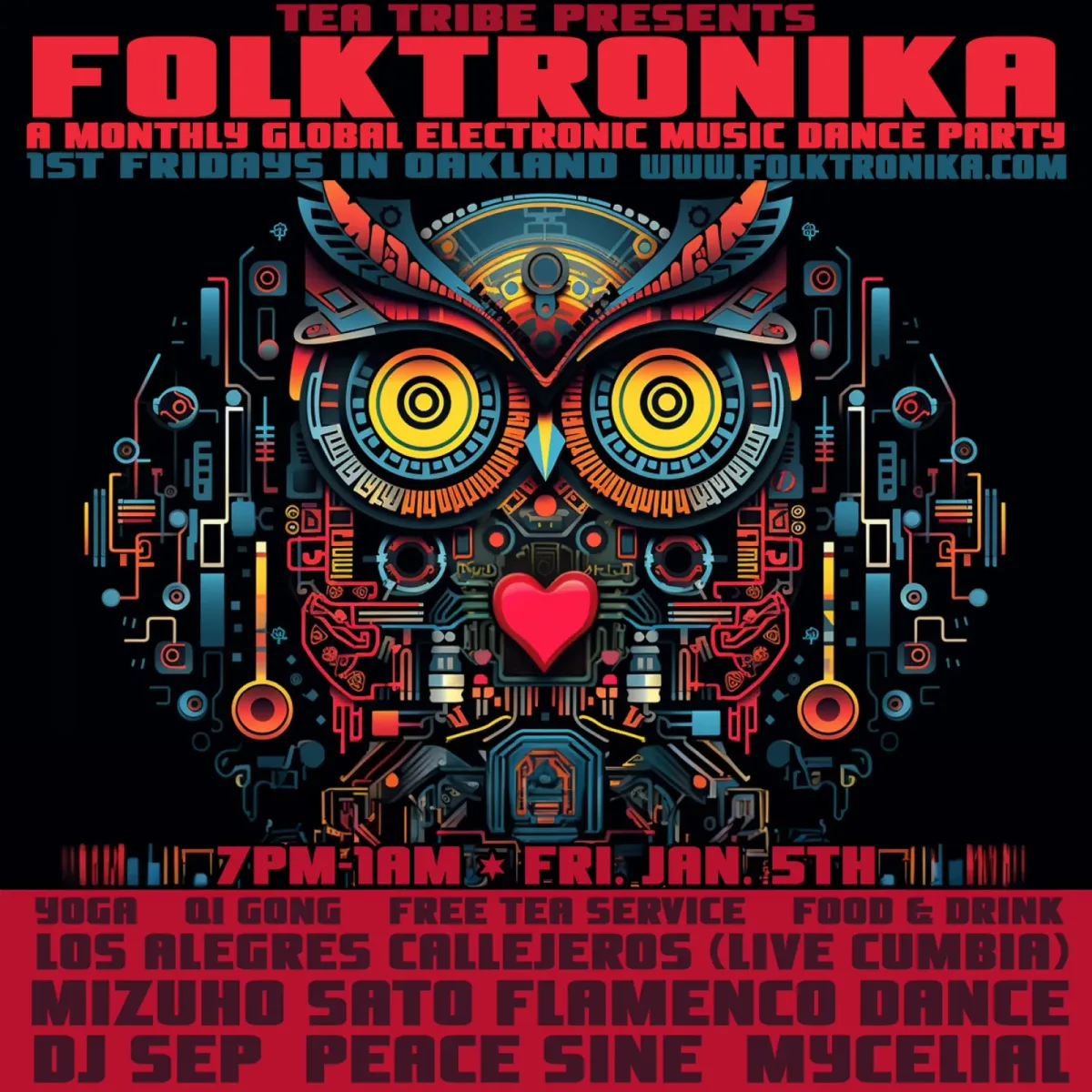 Flyer for Folktronika