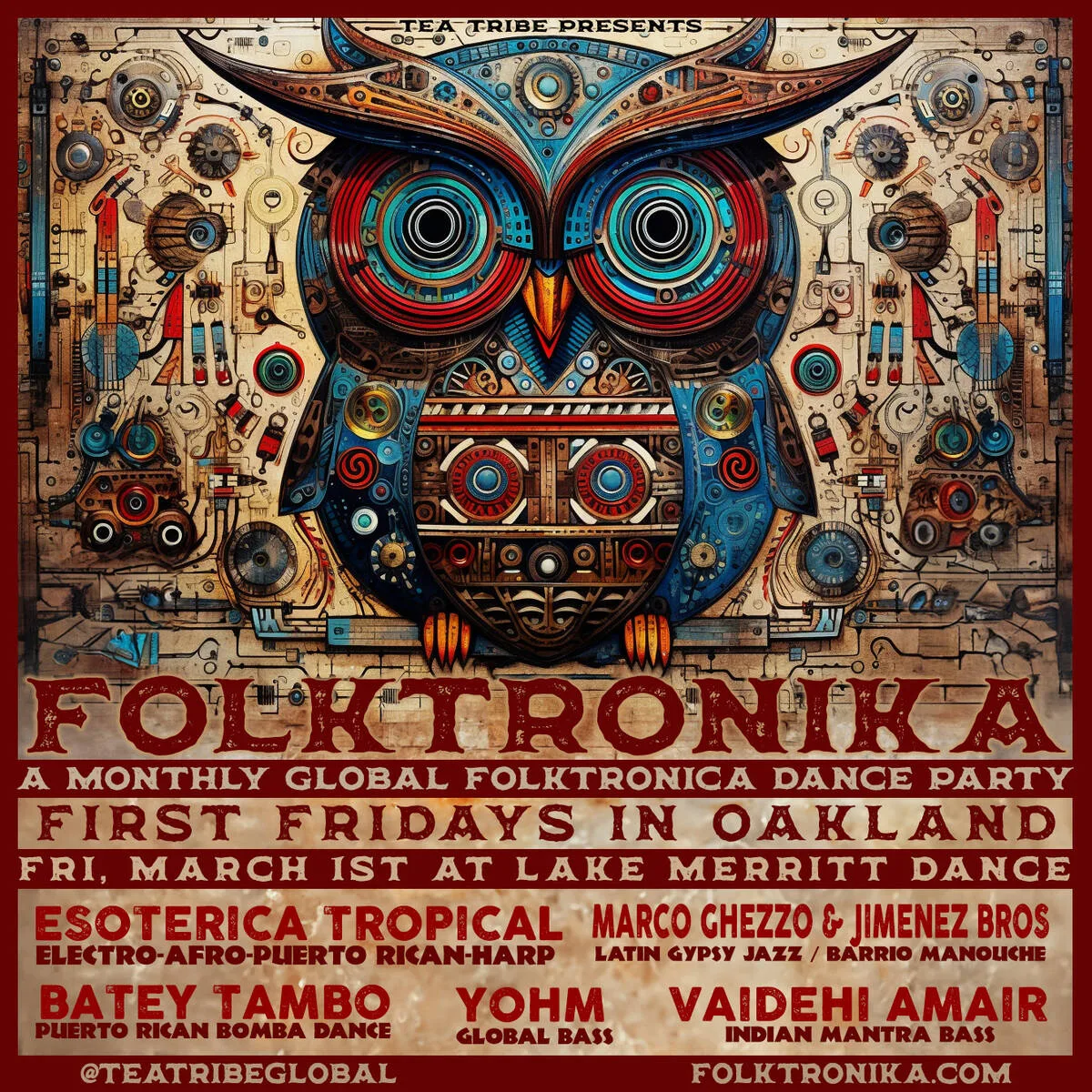 Flyer for Folktronika