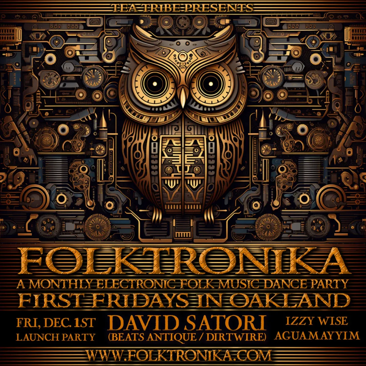 Flyer for Folktronika (Launch)