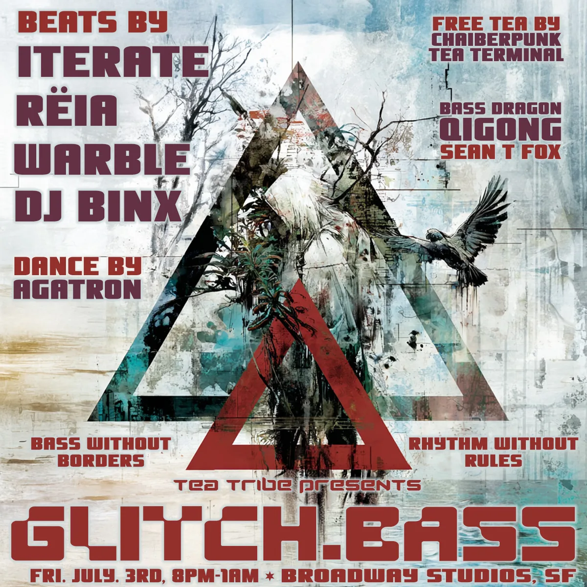 Flyer for Glitch Bass